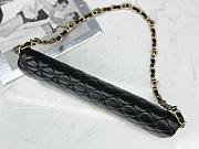 kitlife Chanel maxi cluth Shiny Lambskin & Gold-Tone Metal Black bag - 18 × 38 × 4 cm - 5