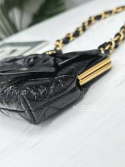 kitlife Chanel cluth black bag - 12 × 13 × 4 cm - 3