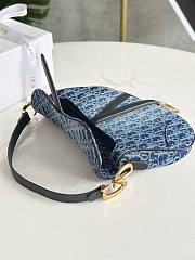 kitlife Dior Saddle Denim Dior Oblique bag - 25x20x6.5 cm - 3