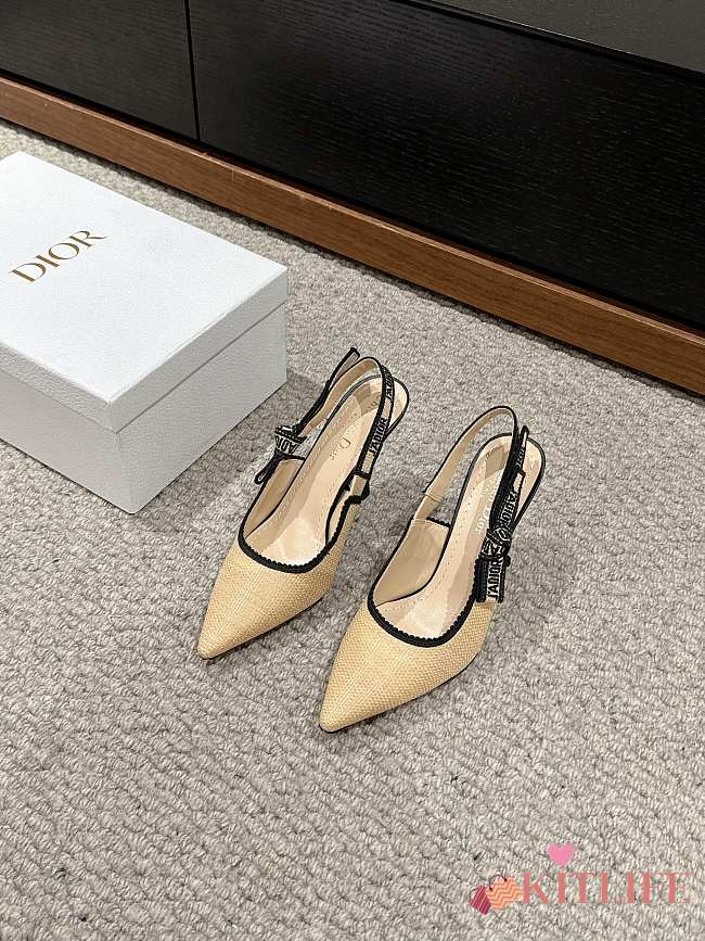 Kitlife Dior J'Adior Slingback Pump two-tone 10cm - 1
