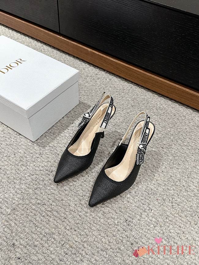Kitlife Dior J'Adior Slingback Pump two-tone black 10cm - 1