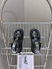 kitlife Dior D-Club Sandal White Calfskin black - 5