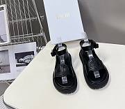 kitlife Dior D-Club Sandal White Calfskin black - 1