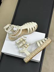 kitlife Dioriviera Dior Marine Sandal White Calfskin  - 4