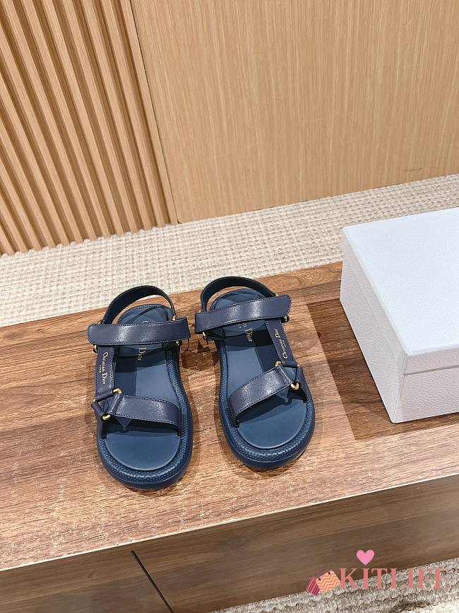 Dioriviera D-Wave Sandal Deep Blue Technical Fabric - 1