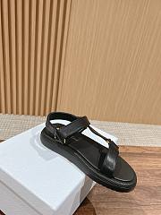 Dioriviera D-Wave Sandal Deep Black Technical Fabric - 3