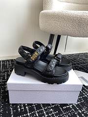 Dioract Platform Sandal Black Lambskin 5.5cm - 1