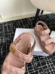 Dioract Platform Sandal Pink Lambskin 5.5cm - 5