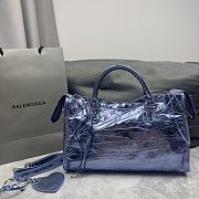 Kitlife Balenciaga Le City Large Bag in blue bag - 38x25x14 cm - 6