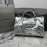 Kitlife Balenciaga Le City Large Bag in Silver bag - 38x25x14 cm - 1