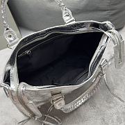 Kitlife Balenciaga Le City Large Bag in Silver bag - 38x25x14 cm - 5