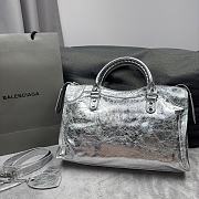 Kitlife Balenciaga Le City Large Bag in Silver bag - 38x25x14 cm - 3