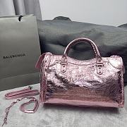 Kitlife Balenciaga Le City Large Bag in Pink bag - 38x25x14 cm - 5