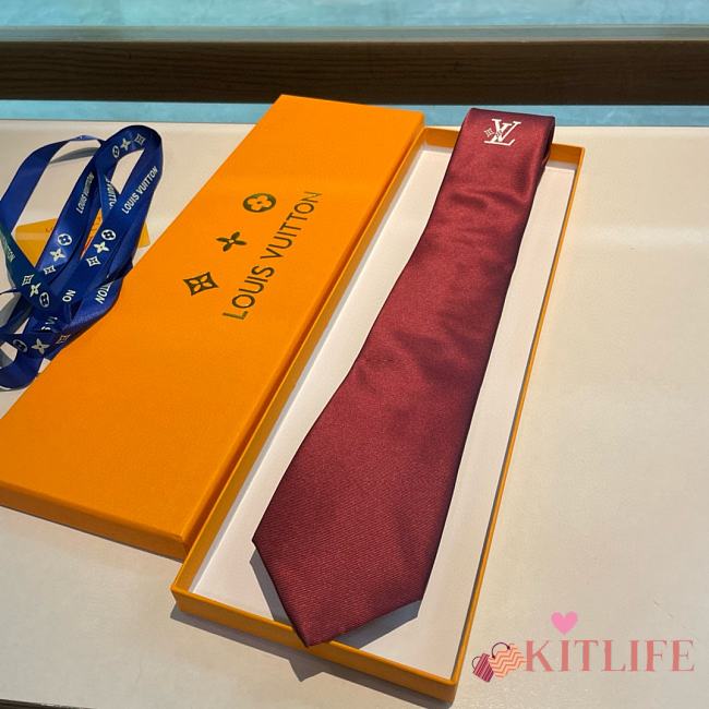 kitlife Louis Vuitton Tie red - 1