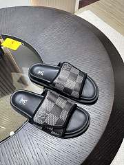 kitlife Louis Vuitton men sandals black caro - 4