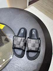 kitlife Louis Vuitton men sandals black caro - 3