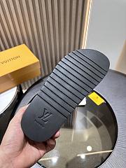 kitlife Louis Vuitton men sandals black caro - 2