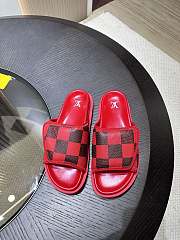 kitlife Louis Vuitton men sandals red caro - 6