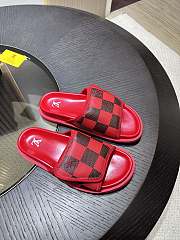 kitlife Louis Vuitton men sandals red caro - 2