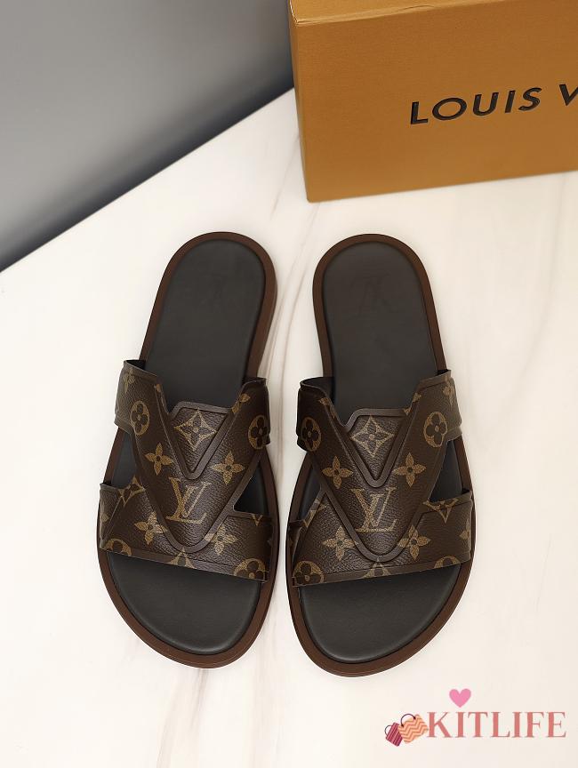 kitlife Louis Vuitton men Oasis Mule Ebene  - 1