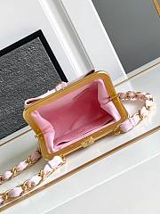 kitlife Chanel cluth bPink bag - 12 × 13 × 4 cm - 6