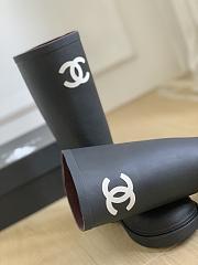 kitlife Chanel boots long rain black  - 4