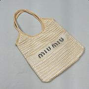 Kitlife MiuMiu Woven fabric tote bag - 40x35 cm - 4