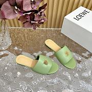 Kitlife Loewe Leather mules green - 3