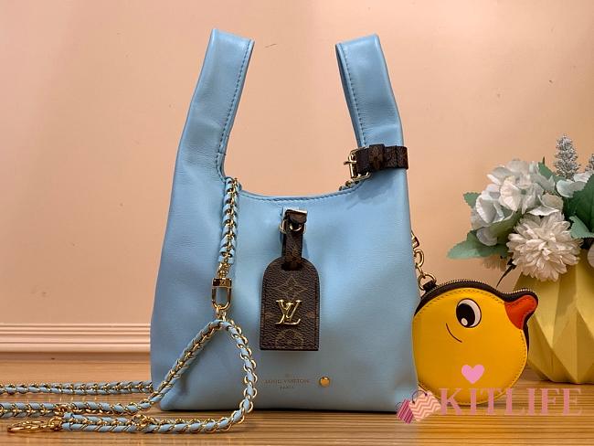 Kitlife Louis Vuitton Atlantis BB handbag blue - 17x17x7cm - 1