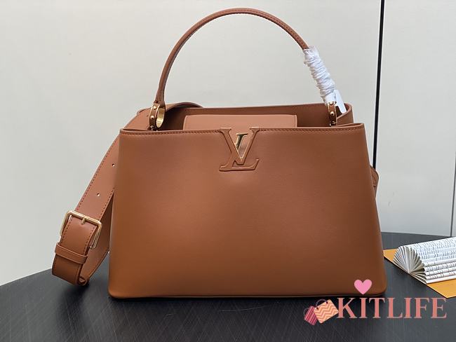 kitlife Louis Vuitton Capucines GM Souple brown bag - 38 x 23 x 16 cm - 1