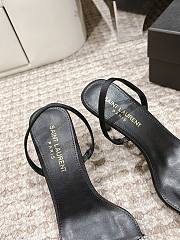 Kitlife YSL RENDEZ-VOUS SANDALS IN SATIN CREPE heels 7.5cm - 6