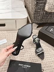 Kitlife YSL RENDEZ-VOUS SANDALS IN SATIN CREPE heels 7.5cm - 5