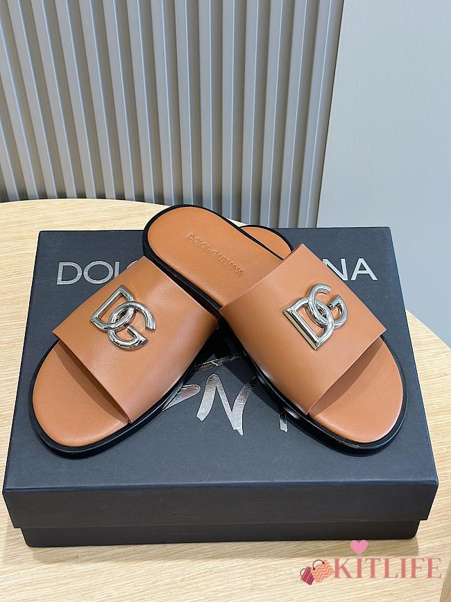 Kitlife D&G sandals Men brown - 1
