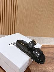 Kitlife prada Croco Buckle Dual-Band Comfort Sandals black - 6