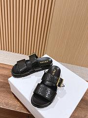 Kitlife prada Croco Buckle Dual-Band Comfort Sandals black - 3