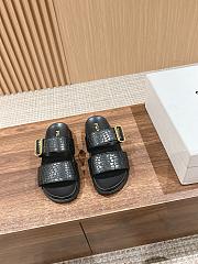 Kitlife prada Croco Buckle Dual-Band Comfort Sandals black - 2