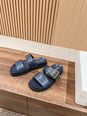 Kitlife prada Croco Buckle Dual-Band Comfort Sandals blue - 1