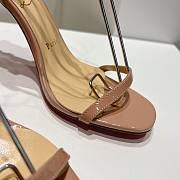 Kitlife Christian Louboutin Women's Nude Condora Patent leather sandals - 5