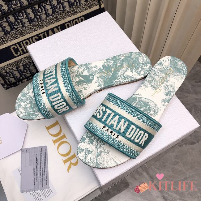Kitlife Dior Dway Slide blue - 1