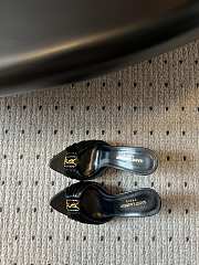 kitlife YSL BABYLONE MULES IN SMOOTH LEATHER HEELS 9CM - 6