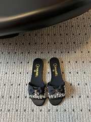 Kitlife Chanel flat slides black - 4