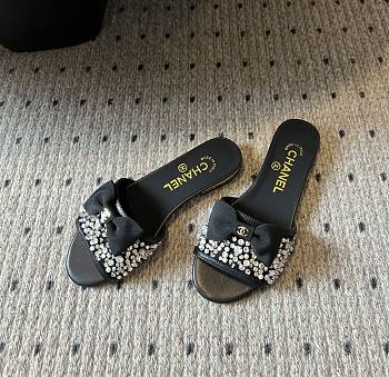 Kitlife Chanel flat slides black