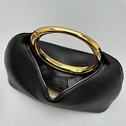 kitlife Jacquemus Le Calino LES SCULPTURES Ring handbag black - 24×9.5x20cm - 4