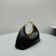 kitlife Jacquemus Le Calino LES SCULPTURES Ring handbag black - 24×9.5x20cm - 3