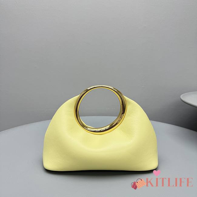 kitlife Jacquemus Le Calino LES SCULPTURES Ring handbag Yellow - 24×9.5x20cm  - 1