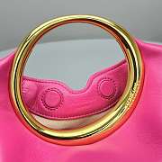 kitlife Jacquemus Le Calino LES SCULPTURES Ring handbag Pink - 24×9.5x20cm - 5