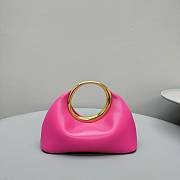 kitlife Jacquemus Le Calino LES SCULPTURES Ring handbag Pink - 24×9.5x20cm - 3