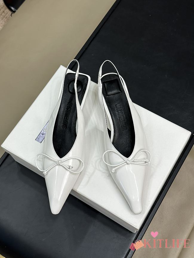 JACQUEMUS Shoes Women Sling-Back Pumps white - 1