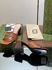 Kitlife Gucci Signoria slide sandal brown  - 2