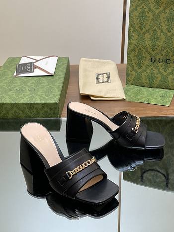 Kitlife Gucci Signoria slide sandal black